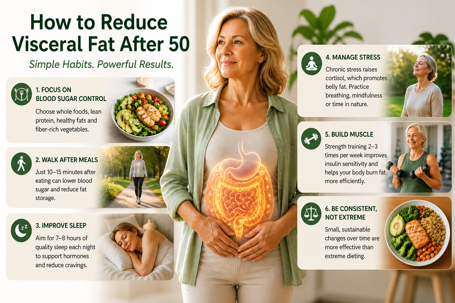 ChatGPT Image May 3, 2026, 10_41_52 PM Infographic showing practical ways to reduce visceral fat after 50 including diet, exercise, and lifestyle habits