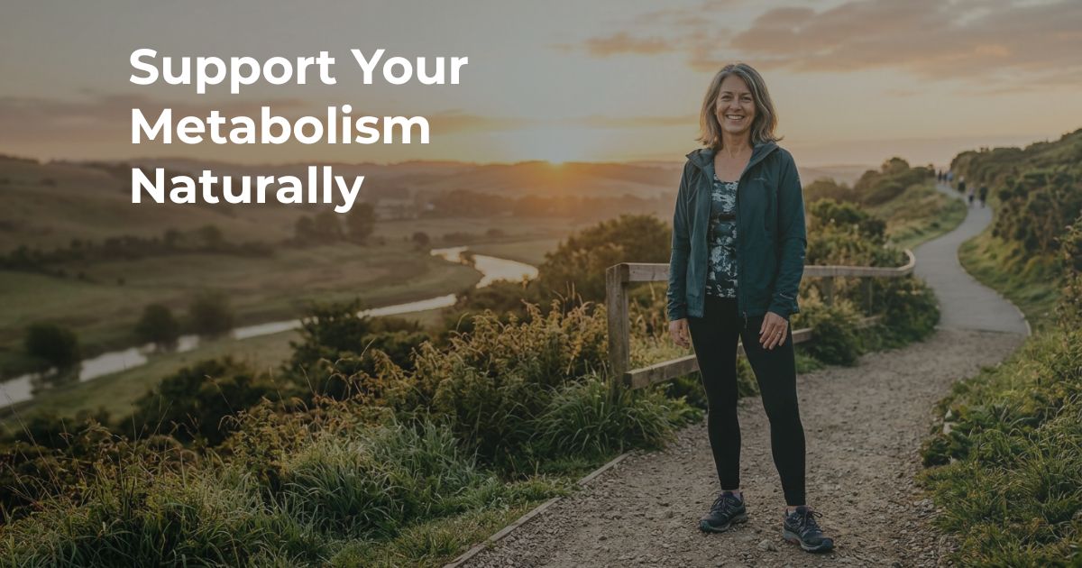 Article-42-Support-Your-Metabolism-Naturally-1 Woman over 50 supporting metabolic health through healthy lifestyle habits rather than quick fixes