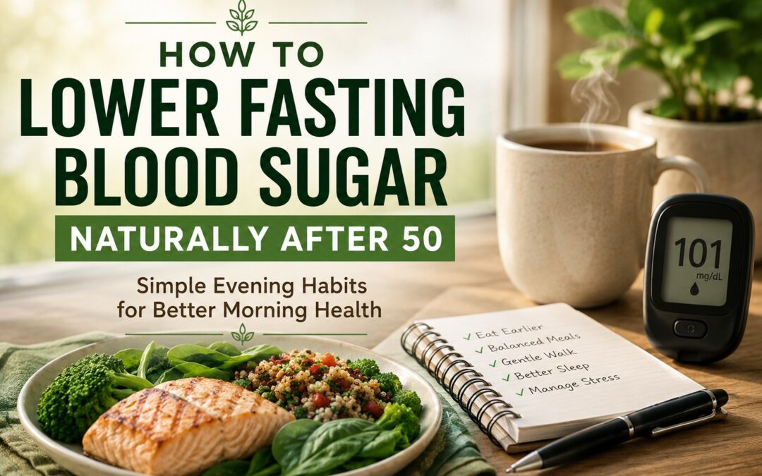 How to Lower High Fasting Blood Sugar Naturally After 50 (Without Medication First)