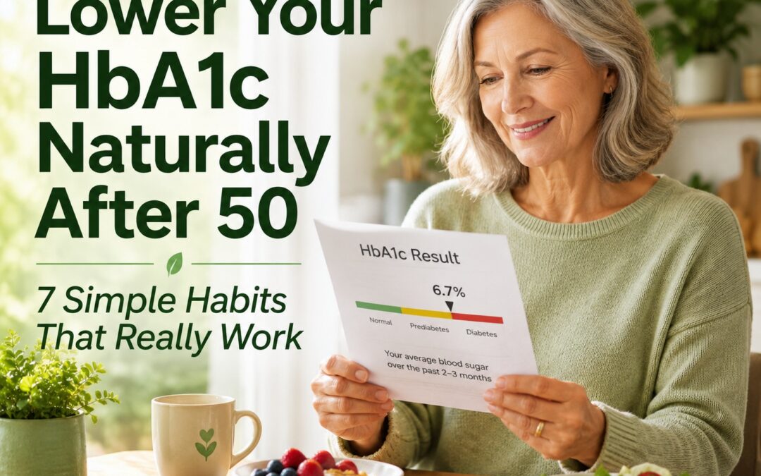 How to Lower HbA1c Naturally After 50 (Step-by-Step Guide)