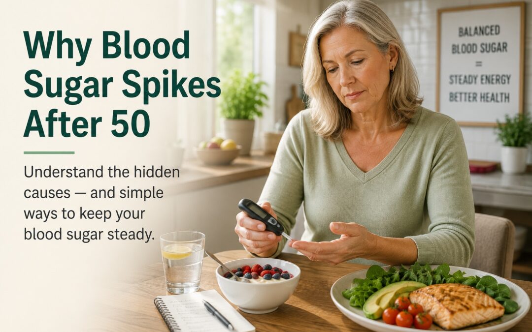Why Blood Sugar Spikes After 50 (Even If You Eat Healthy Foods)