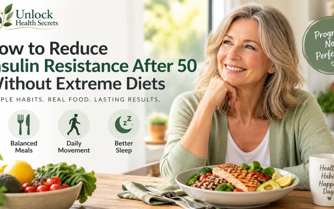 How to Reduce Insulin Resistance After 50 Without Extreme Diets